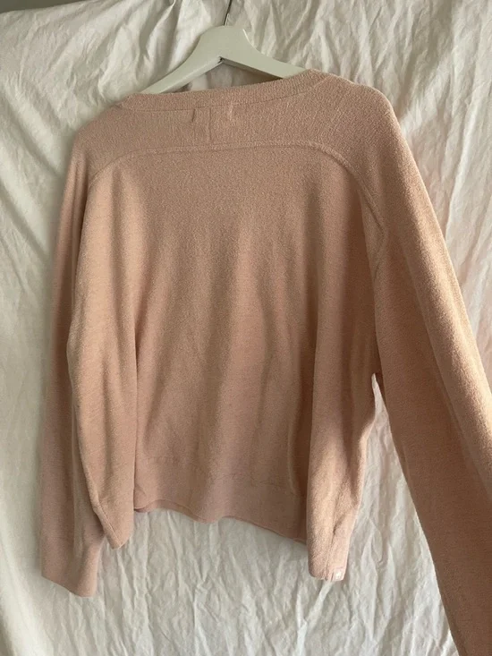 Barefoot Dreams CozyChic Barbie Pullover luxury loungewear coquette Size XL - Picture 9 of 13